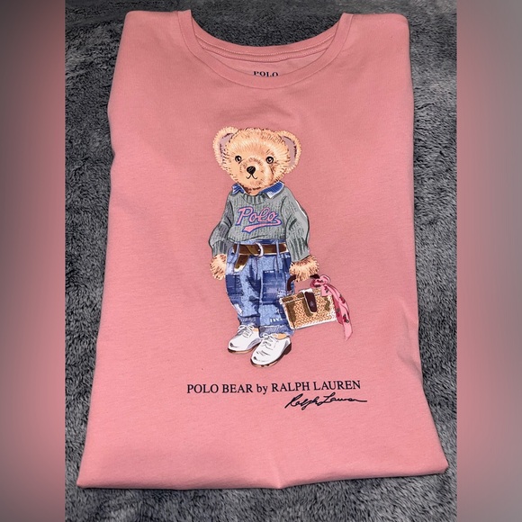 Ralph Lauren Polo Bear Jersey Cotton Tees - Picture 3 of 3